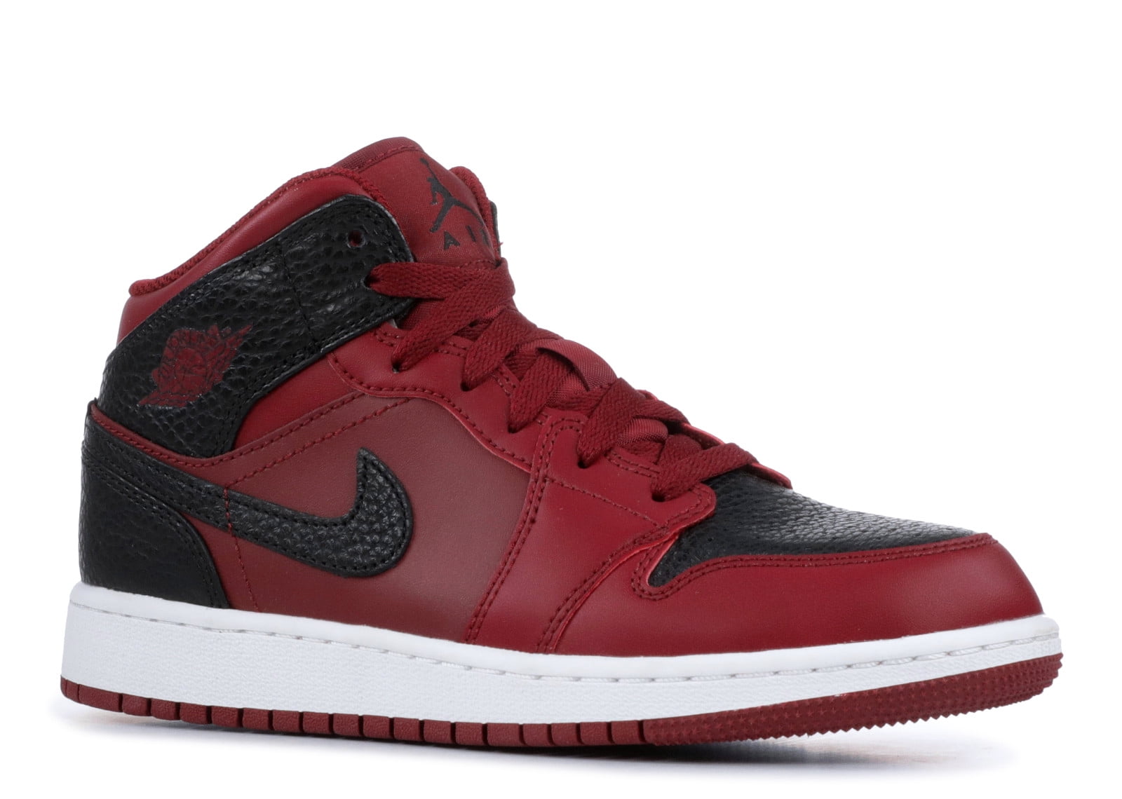 Air Jordan - Unisex - Air Jordan 1 Retro Mid Gs 'Team Red Black' 'Team Red Black' - 554725-601 