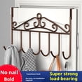 thumbnail image 5 of Metal Door Back Hanger for Bedroom, Bathroom and Kitchen with Space Saving, Easy Installation and Reliable Load-Bearing, 5 of 9