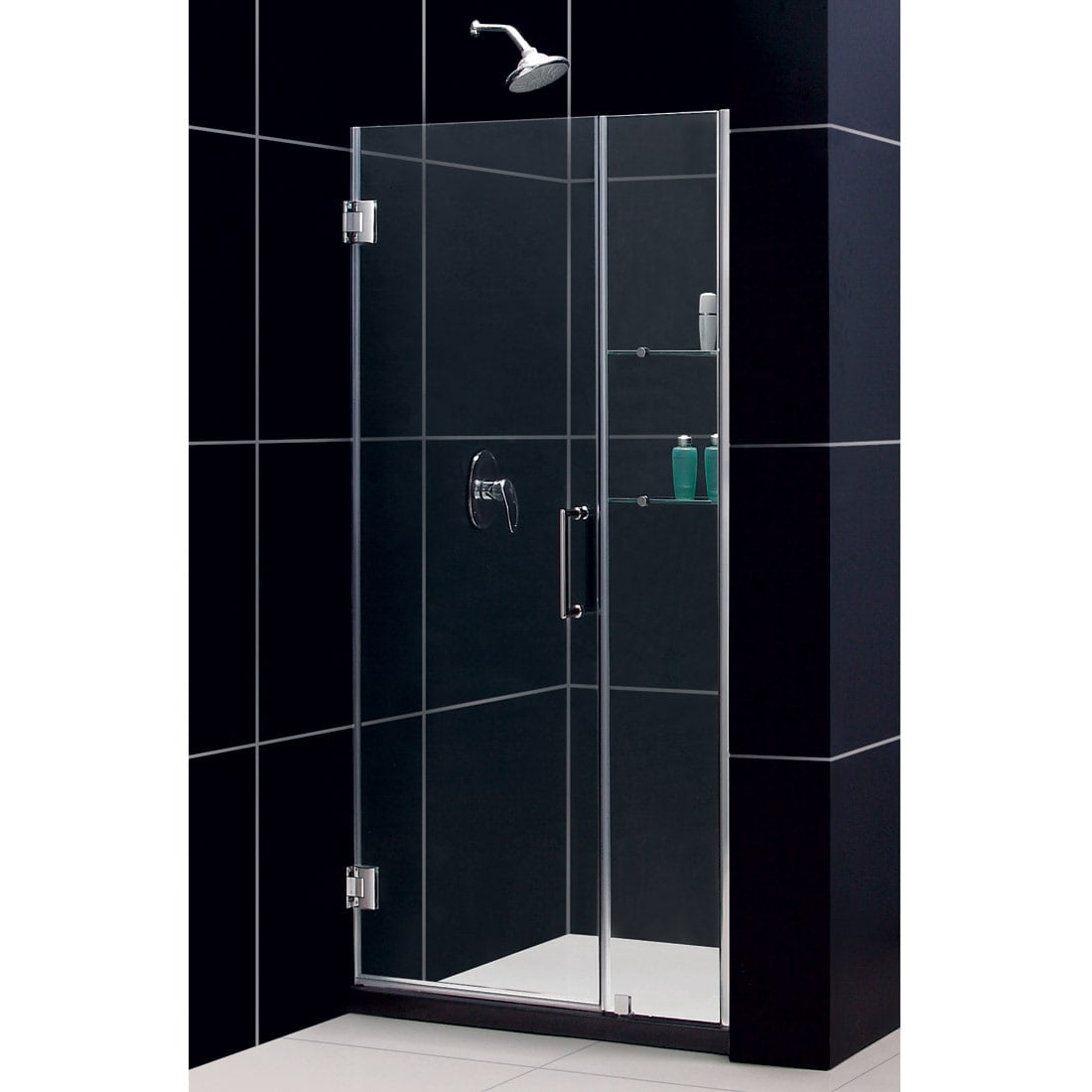 Dreamline Unidoor 39 Inch Min To 40 Max Frameless Hinged Shower Departments
