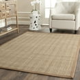 thumbnail image 3 of SAFAVIEH Natural Fiber Aspen Striped Area Rug, Tan, 6' x 6' Square, 3 of 11