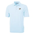 thumbnail image 2 of Men's Cutter & Buck Powder Blue Akron RubberDucks Big & Tall Virtue Eco Pique Stripe Recycled DryTec Polo, 2 of 3