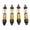 Gold, variant on Nieyigj 4Pcs RC Shock Absorber for SCX10 Replacement Front Rear RC Shock Absorber Spring Damper for 1/10 RC Crawler Car Gold 4.1 inches / 105 mm