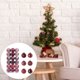 thumbnail image 3 of CLLC 36 Adornos Navideños para Árbol, Bolas Decorativas Irrompibles de Plástico PVC Brillante para Decoraciones de Fiestas, Bodas y Coronas (Vino), 3 of 8