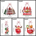 thumbnail image 5 of Decoración navideña para puerta, pancarta colgante para puerta, guirnalda para porche, decoración de fondo para fiestas navideñas, 5 of 5