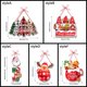 thumbnail image 5 of Decoración navideña para puerta, pancarta colgante para puerta, guirnalda para porche, decoración de fondo para fiestas navideñas, 5 of 5