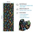 thumbnail image 2 of Colorful Controllers Games Words Black Pattern Hot Yoga Mat Towel Non Slip for Hot Yoga - Quick-Drying Yoga Mat Cover with 4 Corner Pockets with Travel Bag - Hot Yoga Towel Non Slip 70"x26", 2 of 6