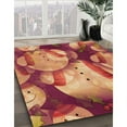 thumbnail image 2 of Ahgly Company Indoor Rectangle Patterned Crimson Red Area Rugs, 2' x 3', 2 of 6