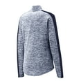 thumbnail image 4 of Sport Tek Women's Hthr 1/4-Zip Pullover,True Navy Electric/True Navy,4XL, 4 of 4
