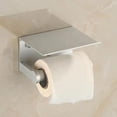 thumbnail image 2 of Soporte de papel higiénico de aluminio espacial, estante de almacenamiento de rollo de pañuelos, estante de almacenamiento para teléfono móvil montado en la pared, accesorios de baño (dorado) Rojo Verde Cocina, Decoración y Otros, 2 of 3