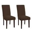 thumbnail image 1 of Great Bay Home Knitted Jacquard Stretch Dining Chair Slipcover, 1 of 4