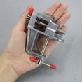 thumbnail image 3 of Tignapoo Étau Compact en Alliage d'Aluminium pour Projets DIY - Outil de Serrage Léger et Portable en Argent pour Artisanat, Modélisation et Électronique, 3 of 6