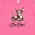 thumbnail image 4 of Inktastic 1st Birthday Cottagecore Baby Girl Deer Girls Baby T-Shirt, 4 of 5