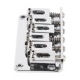 thumbnail image 1 of 6 String Guitar Bridge Zinc Alloy Fixed Tailpiece Bridge Electric Guitar Saddle Bridge Electric Guitar Replacement Part, 1 of 8
