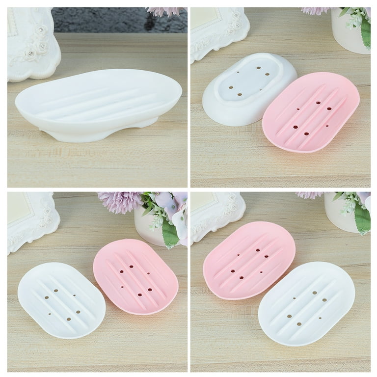 1pc Creative Bathtub Soap Dish With Bow-knot Shaped Soap Holder, Draining  Tray For Bathroom Sink, No Water Accumulation