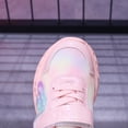 thumbnail image 5 of yboeqw Toddler Girls Hook and Loop Light‑Up Sneakers Butterfly Sequin Decor LED Flashing Heart Sole Lightweight Non‑Slip Casual Athletic Shoes for Little Girls, 5 of 8