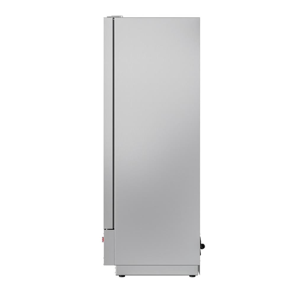 Pemberly Row Silver 25" Commercial Stainless Steel 1-Door Reach-In Refrigerator