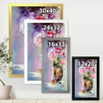 thumbnail image 4 of Designart 'Pink Fresh Abstract Flowers Bouquet in Vase' Modern Framed Art Print, 4 of 4