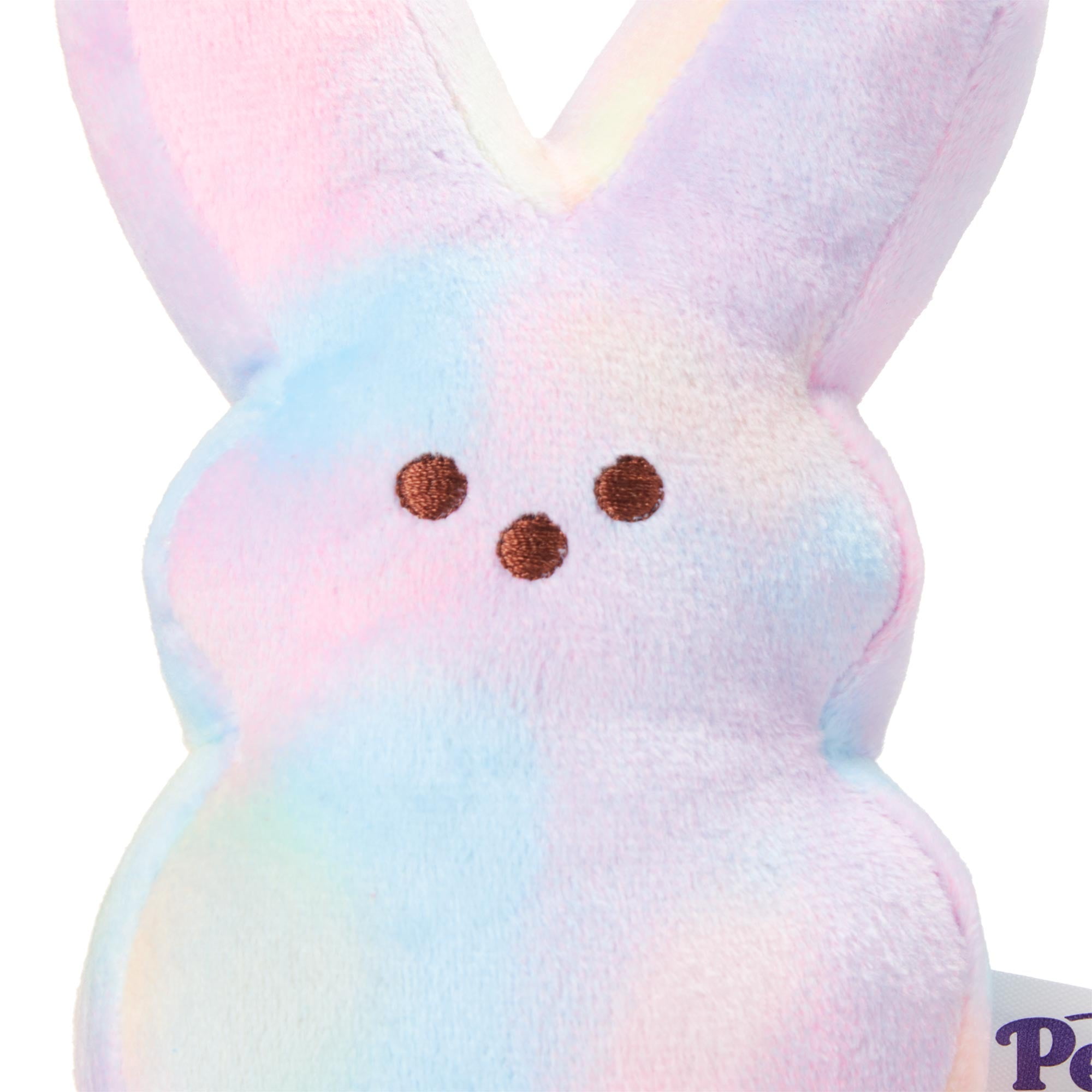 Peeps Rainbow Bunny Plush, 6in 