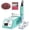 Green, variant on Professional Electric Nail Drill Kit, 30000 RPM Manicure Pedicure Machine with 6 Bits & 100 Sanding Bands, Pink