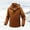 Brown, variant on Men's Winter Ski Jacket With Fleece Liner Tops,Detachable Coat 2-Piece Suits, Warm Fleece Waterproof Outdoor Mountain Hiking Windbreaker Hooded Snow Rain Coat Up to 65% off Clear!Clearance!!!
