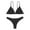 Black, variant on Swim Suits for Women Solid Color Sexy Bikini Sets for Women Split Swimwears Activewear,White,XL