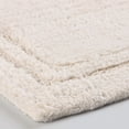 thumbnail image 3 of Cotton Solid 2-Piece Cream Highly Absorbent Non-Slip Backing Bath Rug Set by Superior, 3 of 12