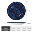 thumbnail image 2 of Daiia Christmas Tree Printed Pattern Ceramic Plate Dinner Plates Bone China Decorative Plates with Display Stand Art Ceramic Ornaments for Wall Hanging Decoration-6in, 2 of 6