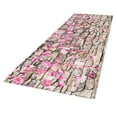 thumbnail image 1 of Tapetes de entrada interiores con diseño de piedra y flores, antideslizantes, para el baño. Los 60x180cm, 1 of 8