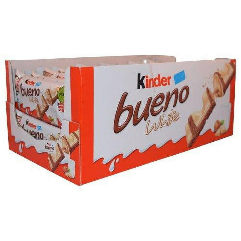 Kinder Bueno WHITE, CASE, (39gx30)-WHITE – Parthenon Foods