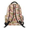 thumbnail image 2 of FKELYI Kids Backpack 17 Inch Spacious Schoolbag with Multi-Pockets for Elementary Student Portable School Bookbag Casual Daypack Flower Capybara Love Print Knapsack, 2 of 7