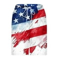 thumbnail image 5 of Goodtrade8 Mens Fourth of July Swimming Trunks Linen 2 in 1 Summer Swimwear Vacation Independence Day Holiday American Flag Shorts for Men Pockets,Size: L, 5 of 6