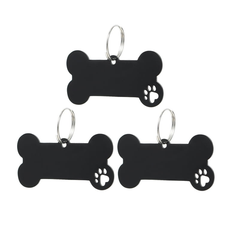 3PCS Dog Tag Clip Pet Tag Ring for Collar, Personalized Dog Name Tag Heavy  Duty Quick Clips Dog Tag Holder with Dog ID Tag Small Cat Dog Harnesses