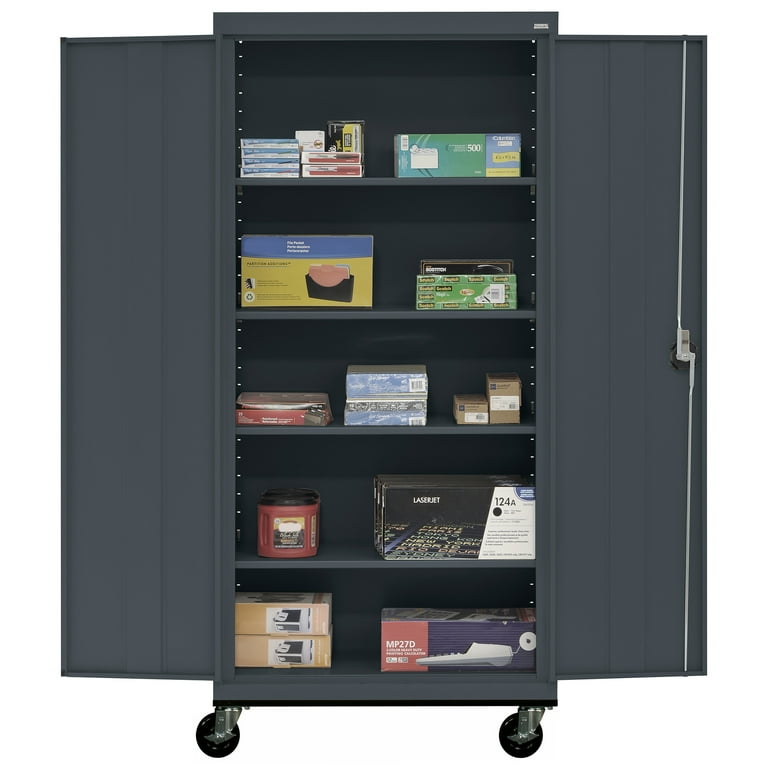 Sandusky Lee 20-Gauge Welded Steel Mobile Garage Storage Cabinet