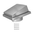 thumbnail image 4 of Stainless Steel Wall Hood Air Vent Grille Diffuser Duct Ventilation Cover Square Extractor Fan Vent Cover 100/125/150Mm, 4 of 9