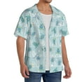 thumbnail image 3 of Disketp Men's Hawaiian Sea Turtle Print Shirts Button Down Holiday Beach Shirts-Large, 3 of 5
