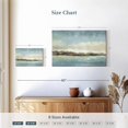 thumbnail image 3 of Elephant Stock Calm Horizon Wall Art - Horizontal Canvas Wall Art - Living Room Wall Decor - Abstract Canvas - Blue And Beige Decor By Tita Quintero - 12" x 8", 3 of 4