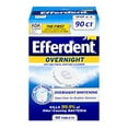 thumbnail image 1 of Efferdent PM Tablettes Nettoyantes pour Prothèses, Blanchiment Nuit, 90 Unités, 1 of 6
