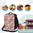 thumbnail image 4 of Disketp Cute Doodles Insulated Lunch Bag Lunch Box - Lunch Bag for Men Adult Women, 4 of 7