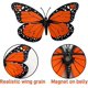 thumbnail image 5 of Wekity 30 Pcs 4.7' Monarch Butterfly Decorations Artificial Butterflies For Crafts 3d Magnet Butterfly Wall Decor Fake Monarch Butterfly To Decorate, 5 of 5