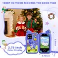 thumbnail image 2 of PayUSD Kids Smart Phone for Girls Boys 32GB Cell Phones Kids Toys Camera Touchscreen HD Dual Phones Christmas Birthday Gift Toddler Learning Education Toy, 2 of 8