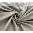thumbnail image 4 of Marquess 4 Pieces Microfiber Flannel Sheet Set, Full Size Linen Color, 4 of 6