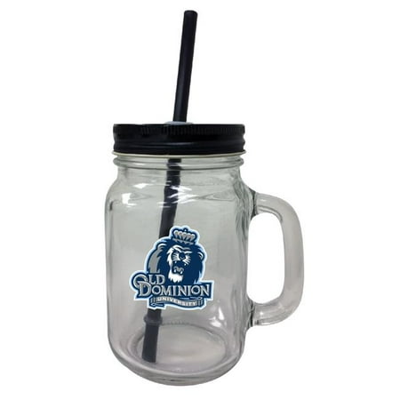 

R & R Imports TBM-C-ODU19 16 oz Old Dominion Monarchs Mason Jar Tumbler