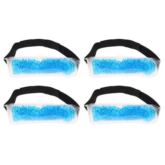 4x Reutilizable Head Gel Ice Pack Alivio De La Migraña Usable Hot Cold Pack