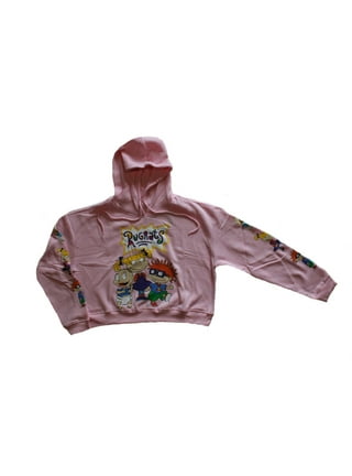 Rugrats crop cheap top hoodie