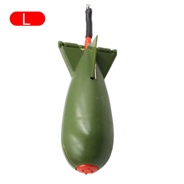 Alimentador de pesca de carpa Alimentador de pesca Spod Bomb Long Shot Spod Bomb Bait Holder Tackle Gear Accesorios FLhrweasw Nuevo