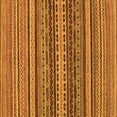 thumbnail image 1 of Ahgly Company Indoor Square Oriental Orange Modern Area Rugs, 4' Square, 1 of 4