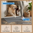 thumbnail image 6 of GORILLA GRIP HydroAbsorb Doormat, Indoor Outdoor Rubber Backed Weather Mat, 47x35, Gray, 6 of 10