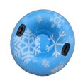 thumbnail image 4 of HORIALENCE 1Pc Foldable PVC Inflatable Snow Tube Snow Sled Strong and Wear Resistant for Outdoors, 4 of 8