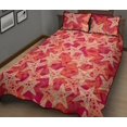 thumbnail image 2 of Juego de Cama Colcha Estrellas de Mar Tema Rojo, 2 of 5