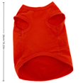 thumbnail image 2 of Sleeveless Dog Tank Top Soft Breathable Cotton Pet Vest Pullover Summer Clothes for Small Medium Large Dogs Cats Multiple Colors Available, 2 of 4